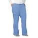 Plus Size Women's Jockey Scrubs Women's Favorite Fit Pant by Jockey Encompass Scrubs in Blue (Size 2X(20W-22W))