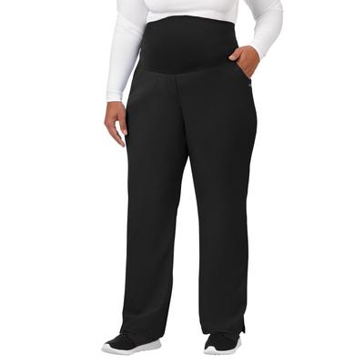 Plus Size Women's Jockey Scrubs Women's Ultimate Maternity Pant by Jockey Encompass Scrubs in Black (Size XL(18-20))