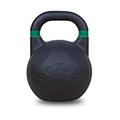 BOXPT Kettlebell für Wettbewerbe, Pulverbeschichtung, Schwarz (12 kg)