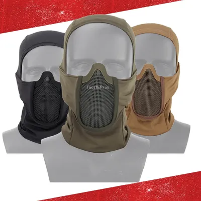 Cagoule tactique masque facial complet de Paintball Airsoft masque de Protection CS respirant pour