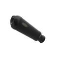 SHARK EXHAUST DSX-7 Edelstahl beschichtet/Carbon schwarz-matt