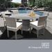 Monterey 60 Inch Outdoor Patio Dining Table with 6 Armless Chairs