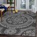 Beverly Rug Medallion Modern Indoor Outdoor Washable Area Rug