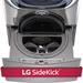 LG 1.0-cubic Foot SideKick Pedestal Washer, LG TWIN Wash Compatible in Graphite Steel