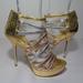 Michael Kors Shoes | Michael Kors Size 9.5 Maddie Platform New Sandals | Color: Gold/Silver | Size: 9.5