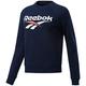 Reebok Men's Classic Vector Crewneck Crew Neck Sweatshirt, Collegiate Navy, XS