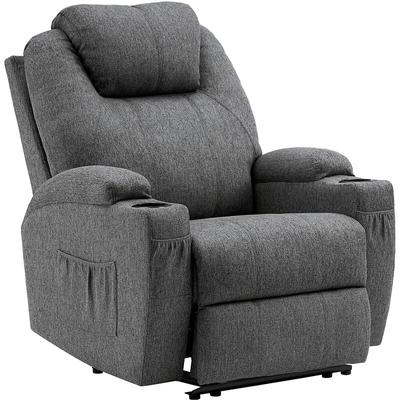 M Mcombo Elektrisch Relaxsessel Massagesessel Fernsehsessel Liegefunktion Vibration Heizung 7061 Image