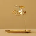 Chandelier rotatif romantique en métal carrousel décoration de fête à domicile cadeau