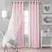 Elrene Aurora Kids Room Darkening Layered Sheer Curtain