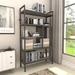 17 Stories Ahyanna 68.39" H X 39.37" W Shelf Wood in Black | 68.39 H x 39.37 W x 13.78 D in | Wayfair 11BD671A22404F4C9F082E02B2C7F6DC