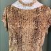 Tory Burch Dresses | Beautiful Designer Dress, Brown Snakeskin Print | Color: Brown/Tan | Size: M
