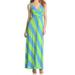 Lilly Pulitzer Dresses | Lily Pulitzer Maxi Dress Size Xs | Color: Blue/Green | Size: Xs