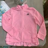 Adidas Jackets & Coats | Adidas 6x Little Girls Zip Up Sweater With Ruffles | Color: Pink | Size: 6xg