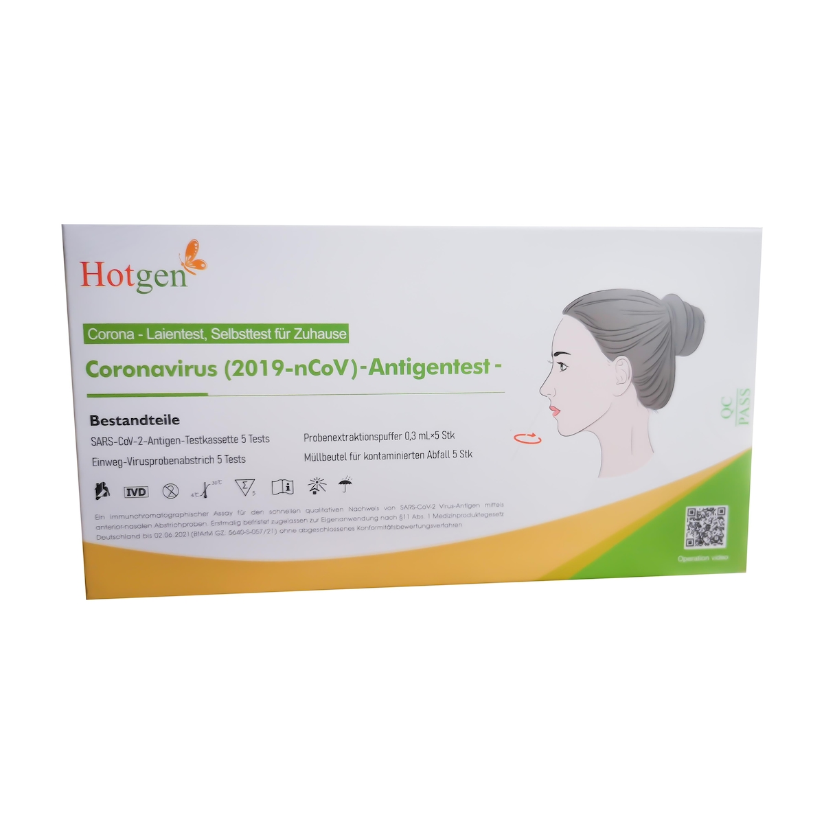 Hotgen Biotech 20er Pack Hotgen Antigen Schnelltest (VPE 5) Image