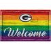 Green Bay Packers 11'' x 19'' Welcome Pride Sign