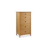 Willow Five Drawer Chest in Caramelized Finish- Greenington ECO04CA