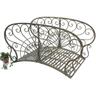 Dandibo - Gartenbrücke Metall mit Geländer Antik 150106 Brücke 150 cm Garten Metallbrücke