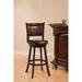 Hillsdale Furniture Dennery Wood Swivel Stool