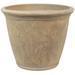 Anjelica Outdoor Double-Walled Flower Planter - Beige - 24"- Single