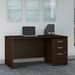 Series C Office Desk with 3-drawer Mobile Cabinet by Bush Business Furniture