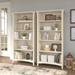 Salinas Tall 5-shelf Bookcase (Set of 2) by Bush Furniture