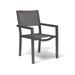 Sunset West Vegas Stackable Sling Dining Chair Sling, Polyester in Gray | 34 H x 23 W x 25 D in | Outdoor Dining | Wayfair SW1201-1