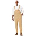 Men's Big & Tall Boulder Creek™ Denim Overalls by Boulder Creek in Khaki (Size 46 40)