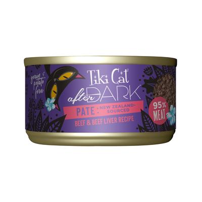 Tiki Cat After Dark Beef Pate Wet Food, 3 oz.
