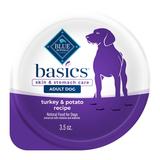 Blue Basics Skin & Stomach Care Natural Adult Grain Free Turkey Small Breed Wet Dog Food, 3.5 oz.