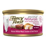 Gourmet Naturals White Meat Chicken & Beef Recipe Gravy Wet Cat Food, 3 oz.