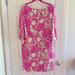 Lilly Pulitzer Dresses | Lilly Pulitzer Pink And Green Floral Dress. | Color: Green/Pink | Size: S