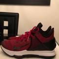 Nike Shoes | Lebron James Witness High Top Sneakers Mens Size 7 | Color: Black/Red | Size: 7