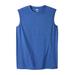 Men's Big & Tall Shrink-Less™ Lightweight Muscle T-Shirt by KingSize in Heather Navy (Size 9XL)