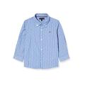 Tommy Hilfiger Boys' YD Stripe Clipping Shirt L/S, Blue, 86