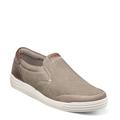 Nunn Bush Kore City Walk Canvas Moc Toe Slip-On - Mens 8.5 Grey Slip On W