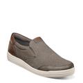 Nunn Bush Kore City Walk Canvas Moc Toe Slip-On - Mens 12 Grey Slip On W