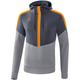 ERIMA Fußball - Teamsport Textil - Sweatshirts Squad Hoody Kids, Größe 152 in slate grey/monument grey/new orange