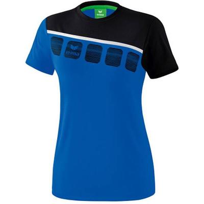 ERIMA Fußball - Teamsport Textil - T-Shirts 5-C T-Shirt Damen, Größe 38 in Blau