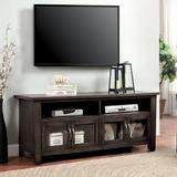 Dane Contemporary Grey Solid Wood Multi-storage TV Console by Furniture of America