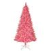 Puleo International 6.5' Pre-Lit Fashion Pink Artificial Christmas Tree - 6.5