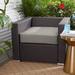 Latitude Run® Indoor/Outdoor Grey Corded Cushion Polyester in Gray | 5" H x 23" W x 27" D | Wayfair F83970F144604113BBDAE64BD98E94D2