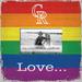 Colorado Rockies 10'' x Love Pride Frame