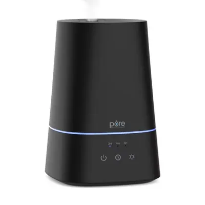 Pure Enrichment Hume™ Max Easy Top Fill Ultrasonic Cool Mist Humidifier, Black