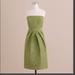 J. Crew Dresses | J Crew Kayla Strapless Silk Taffeta Dress 00p | Color: Green | Size: 00p