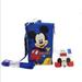 Disney Accessories | Disney Mickey Mouse Lanyard Id Holder | Color: Blue/Red | Size: One Size Fits Child Or Adult