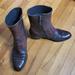 Anthropologie Shoes | Coclico 7 Inch Shaft Ankle Boots, 1.5" Heel, Brown | Color: Brown | Size: 8.5