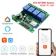 Tuya-Commutateur sans fil WiFi autobloquant Smart USB Jog Inching 1/4 canaux 5V 7-32V DIY