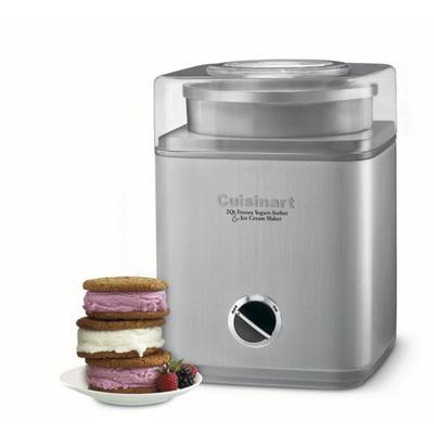 Pure Indulgence 2-Qt. Frozen Yogurt-Sorbet & Ice Cream Maker (B. Chrome)