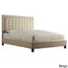 Bellevista Square Button-tufted Upholstered Platform Bed by iNSPIRE Q Bold