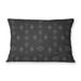 KILIM CHARCOAL Indoor|Outdoor Lumbar Pillow By Kavka Designs